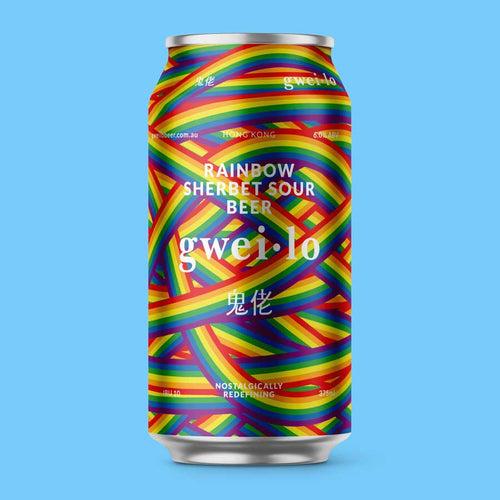 Gwei-lo - Rainbow Sherbet - Fruited Sour 6% - 375ml