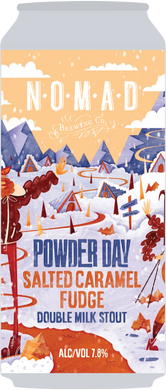 Nomad - Powder Day - Salted Caramel Fudge Stout - 7.8% - Can - 440ml