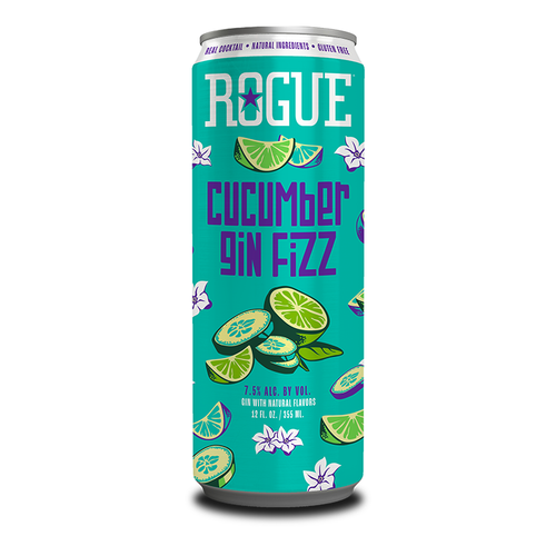 Rogue Spirits - Cucumber Gin Fizz 7.5% - 355ml x 4 Cube