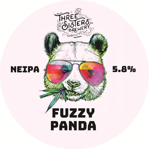 Three Sisters Brewery (NZ) - Fuzzy Panda Hazy IPA 5.8% - 50ltr Keg - Sydney ONLY