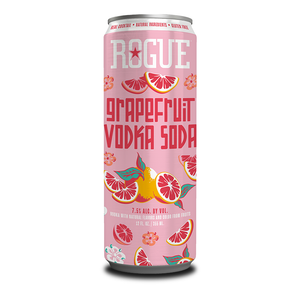 Rogue Spirits - Grapefruit Vodka Soda 7.5% - 355ml Cube 4 Pack - 355mL