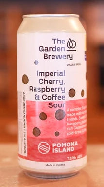 The Garden - (Croatia) - Imperial Cherry, Raspberry & Coffee Sour -  7.7% - 440mL 4 Pack