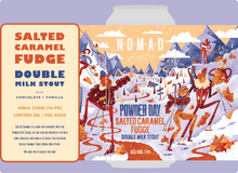 Load image into Gallery viewer, Nomad - Powder Day - Salted Caramel Fudge Stout - 7.8% - Can - 440ml