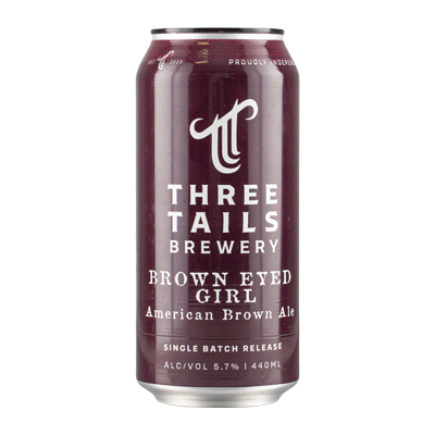 Three Tails - Brown Eyed Girl - Brown Ale - 440ml Can - 5.7% - 2 Pack Sizes