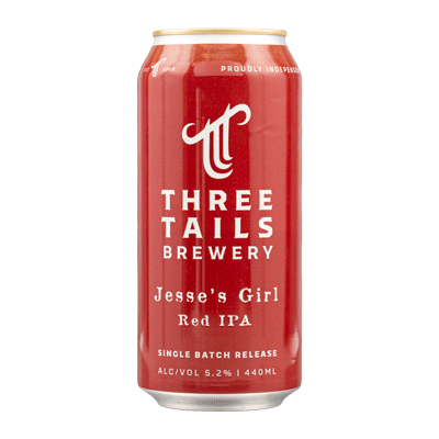 Three Tails - Jesse's Girl - Red IPA  - 440ml Can - 5.2% - 2 Pack Sizes