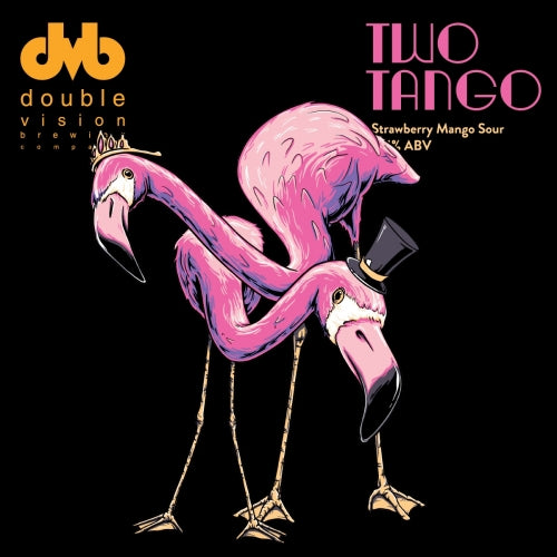 Double Vision (NZ) - Two Tango - Strawberry Mango Sour 4.5% - 50ltr Keg - Sydney ONLY