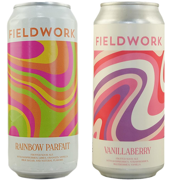 FIELD WORKS - VANILLABERRY & RAINBOW PAIRFAIT - Sour 2 Pack - 473mL cans