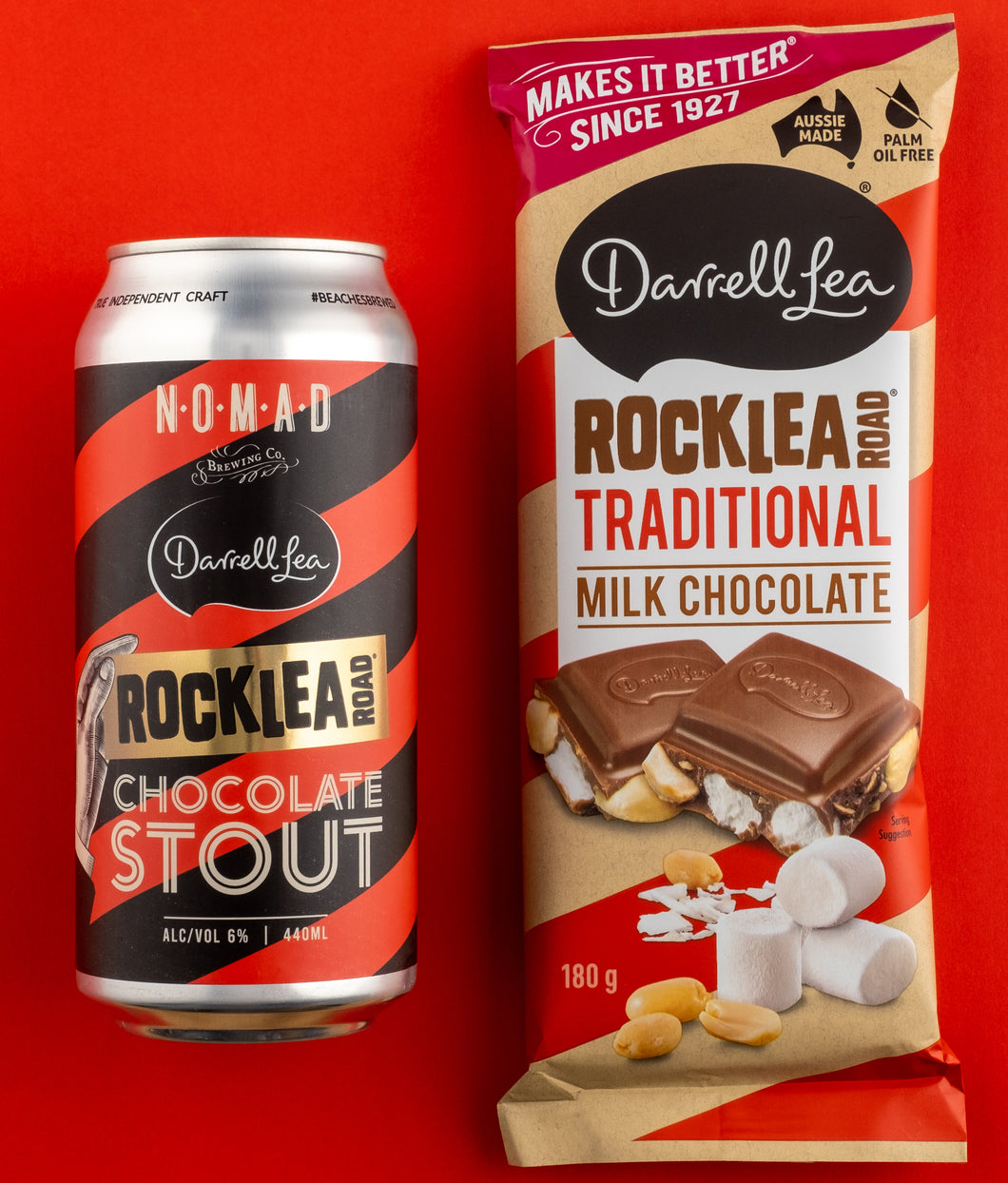 Nomad / Darrell Lea Collab 2022. ROCKLEA ROAD - Chocolate Stout 440mL -