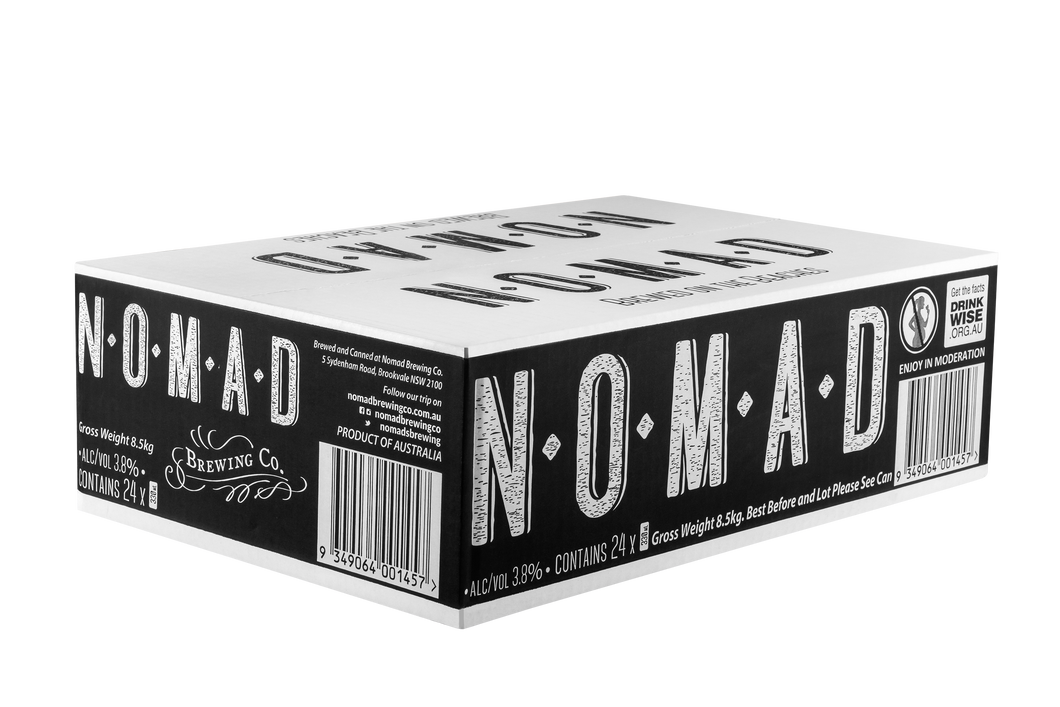 Nomad 330mL Range Sampler Box (range varies based on brew schedule) - 330ml Can - 12 Pack or 24 Pack