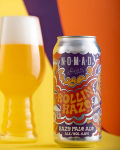 Nomad Rollin' Haze - Hazy Pale Ale  - 440ml Can - 4.6%