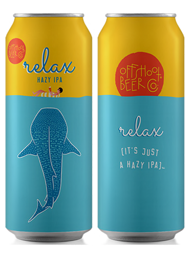 Offshoot (USA) Relax - Hazy IPA - 473ml x 4 Pack