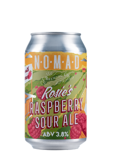 Nomad Rosie's Raspberry Sour Ale  - Fruit Sour - 330mlx24 Can - 3.5% - CASE PROMO