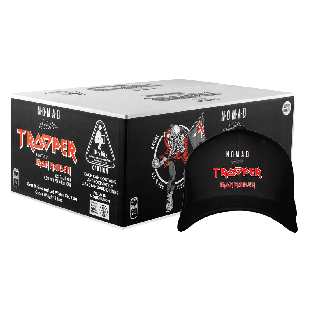 Nomad Brewing Co. Trooper Australia XPA - 440ml Can - 16 Pack + Free Trucker Hat